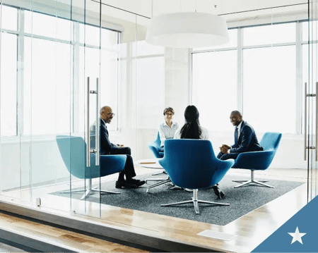 Insurance executives hold a meeting Insurance executives hold a meeting